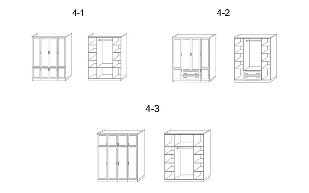DreamLine Палермо 4-х створчатый фото 4